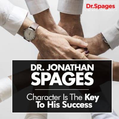 Dr Jonathan Spages - Character is the key to his success image