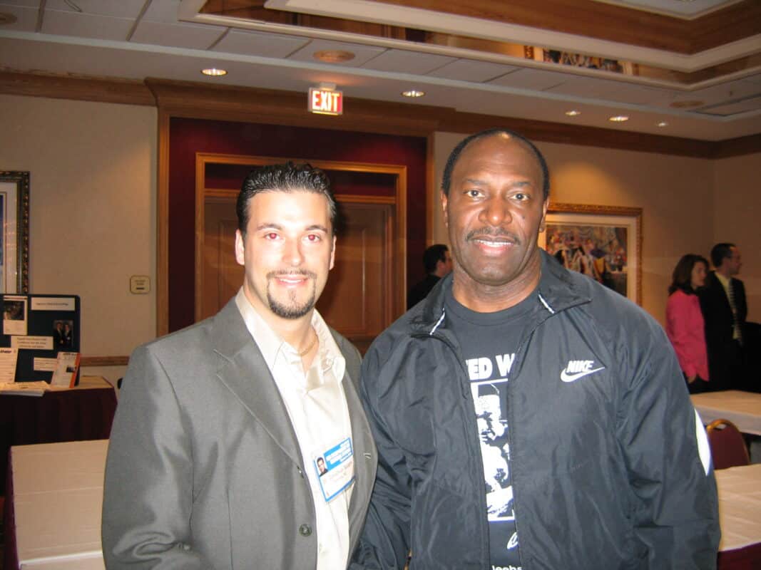 Lee Haney with Dr Spages